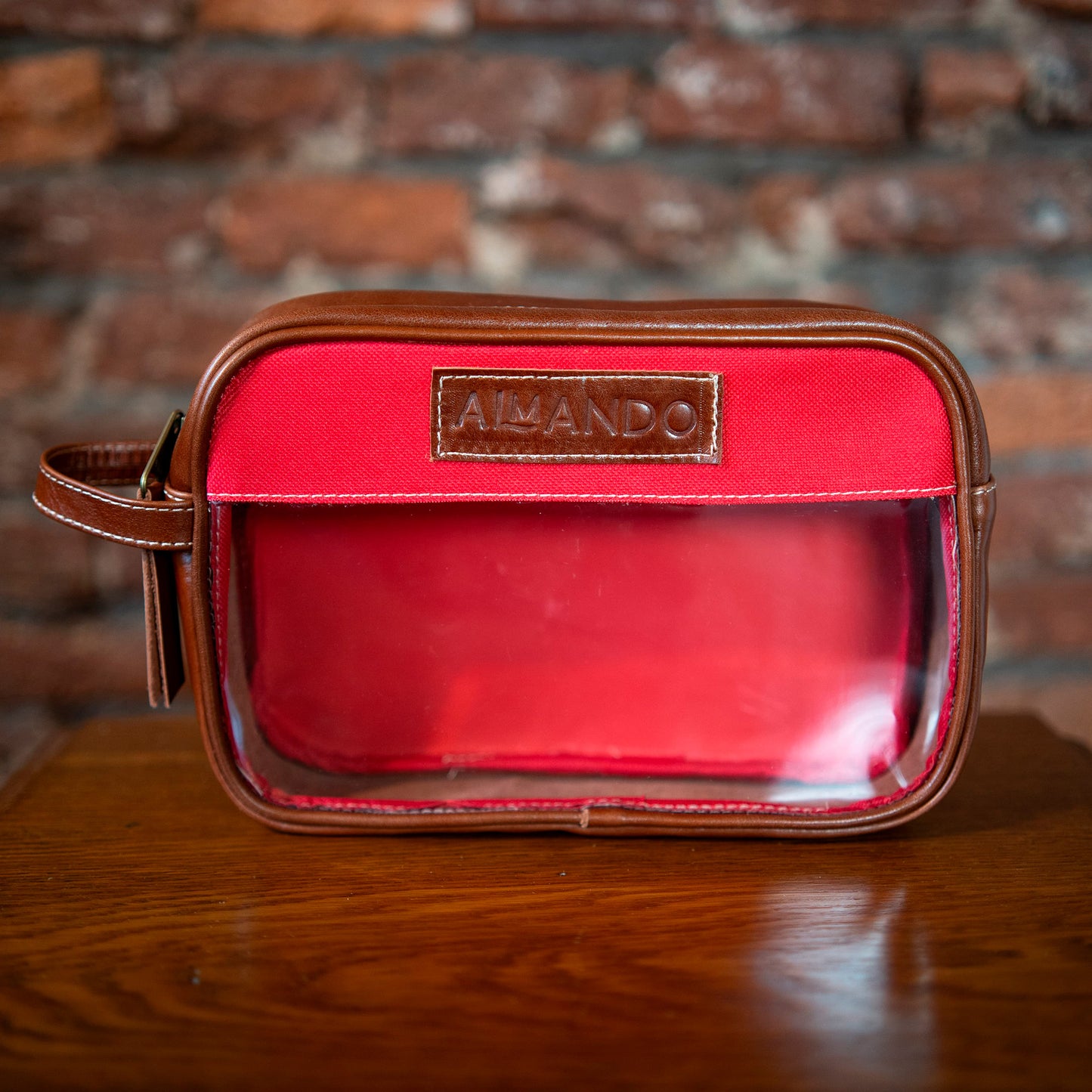 Necessaire con visor transparente